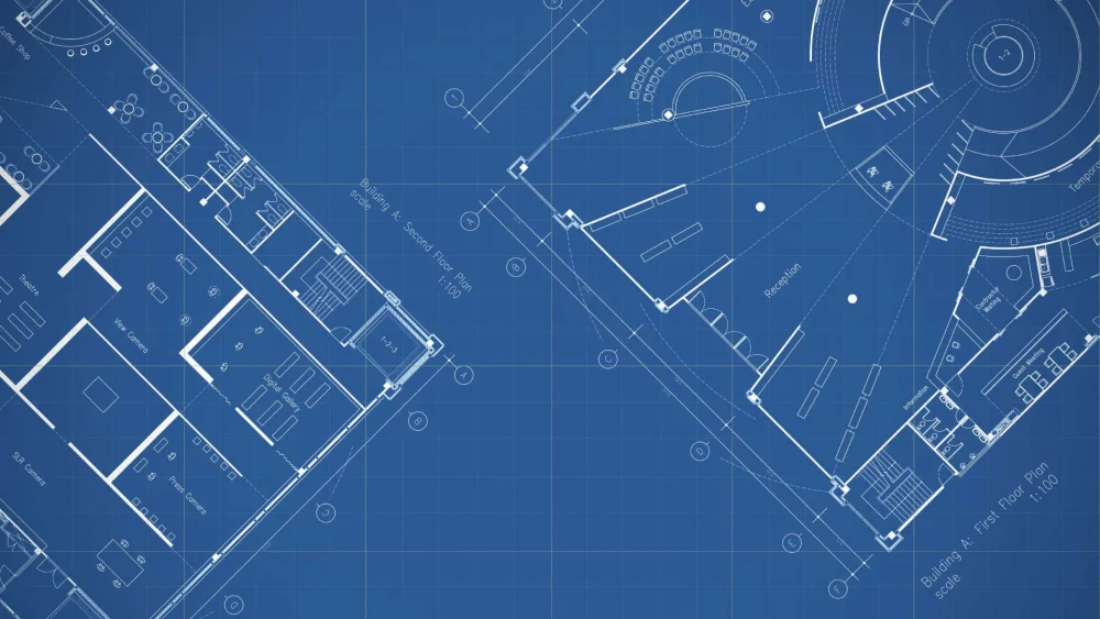 نمونه طراحی مفهومی یک ساختمان مسکونی با نرم‌افزار CAD