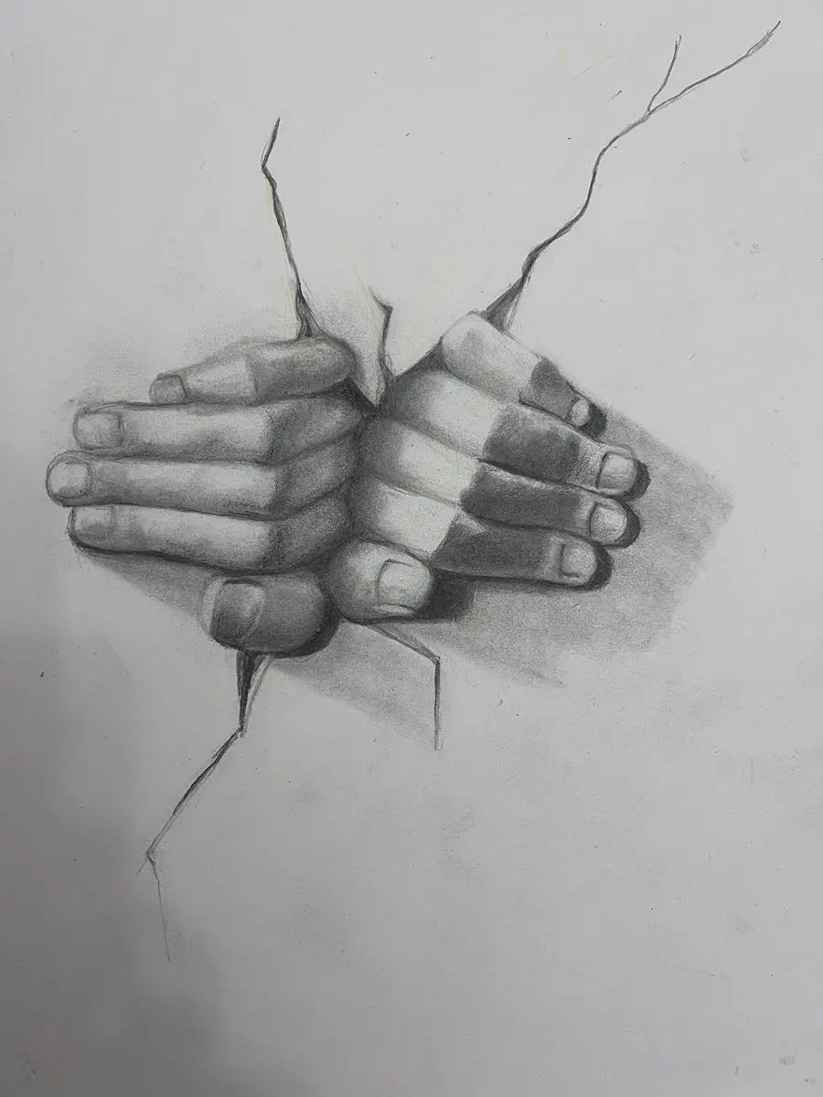 نمونه نقشه‌کشی دستی با خطاهای احتمالی در ابعاد و اندازه‌گیری‌ها