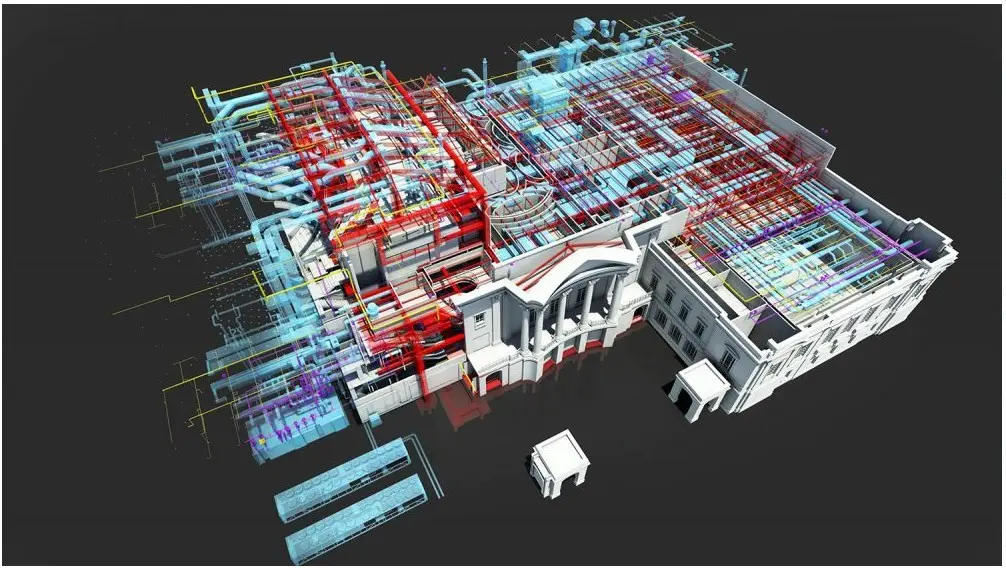نمونهای از مدلهای BIM در محیط همکاری نرمافزار BIM Collaborate
