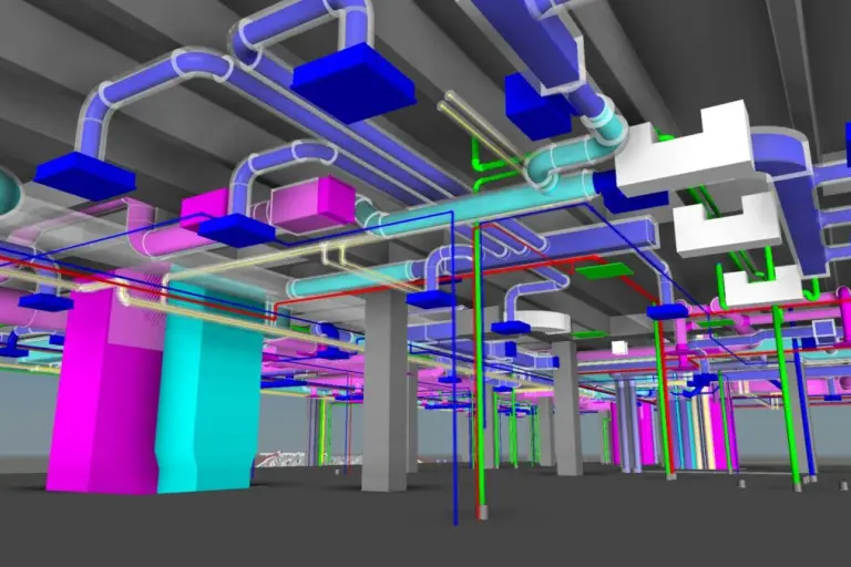 نمایش هماهنگی مدلهای BIM در محیط Navisworks برای بررسی تداخلات و مشکلات احتمالی