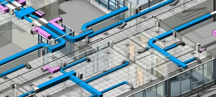 نمونه طراحی کابل‌کشی با استفاده از AutoCAD MEP