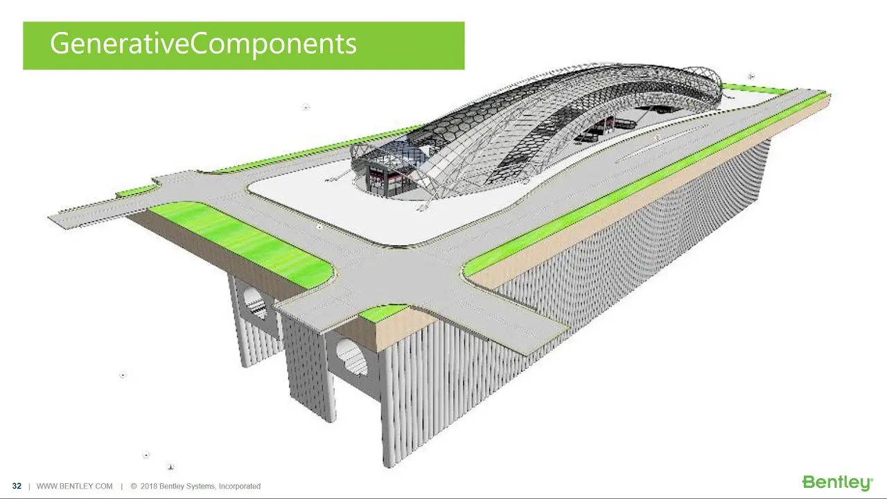 نمونه طراحی سه‌بعدی یک ساختمان صنعتی با استفاده از نرم‌افزار Bentley OpenBuildings