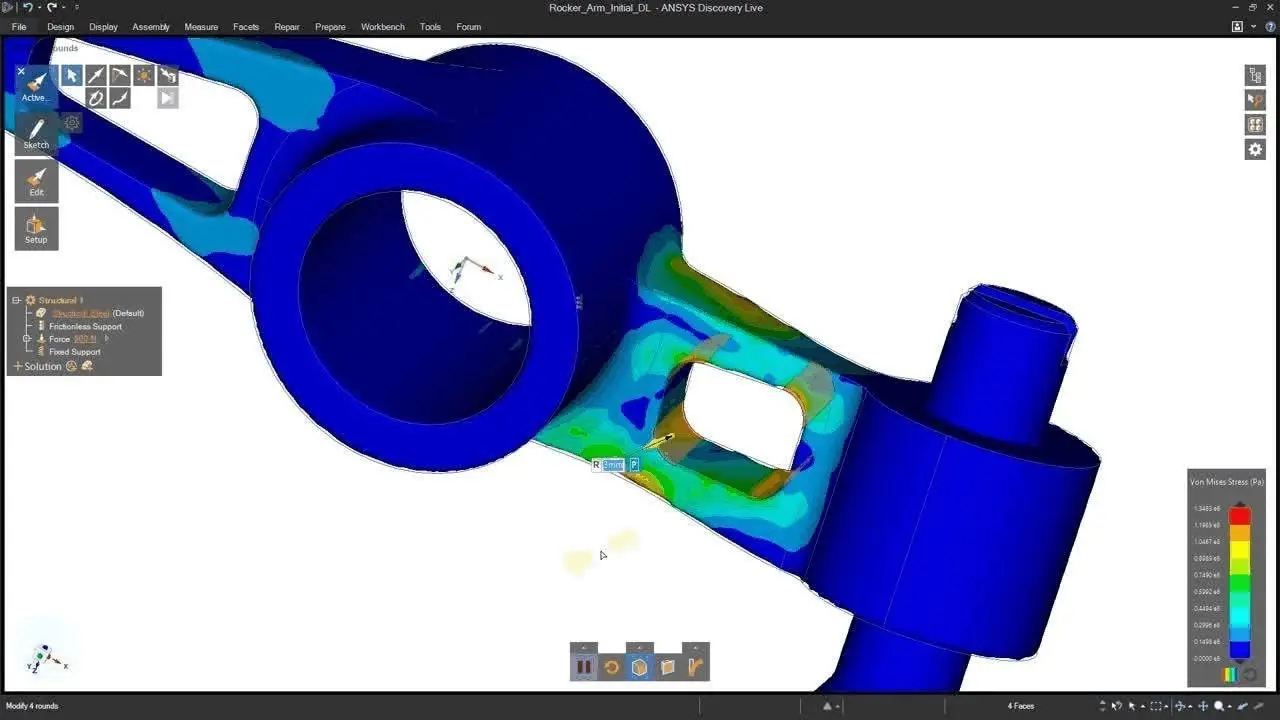 نمونهای از تحلیل دینامیکی یک سازه تحت بارگذاری لرزهای با استفاده از ABAQUS