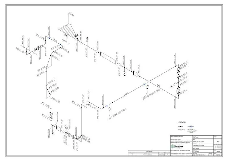 Blueprint نقشههای تأسیساتی ساختمان برای اجرا