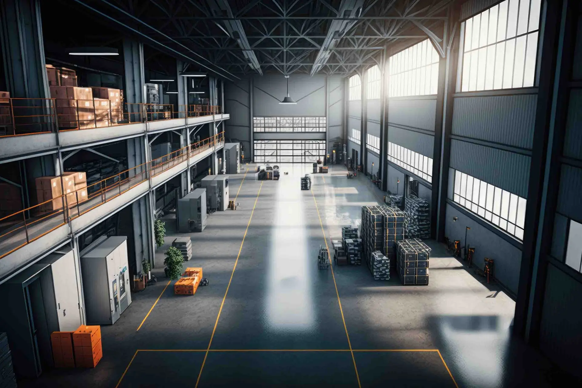 Warehouse طراحی تأسیسات انبارها و ساختمان‌های صنعتی
