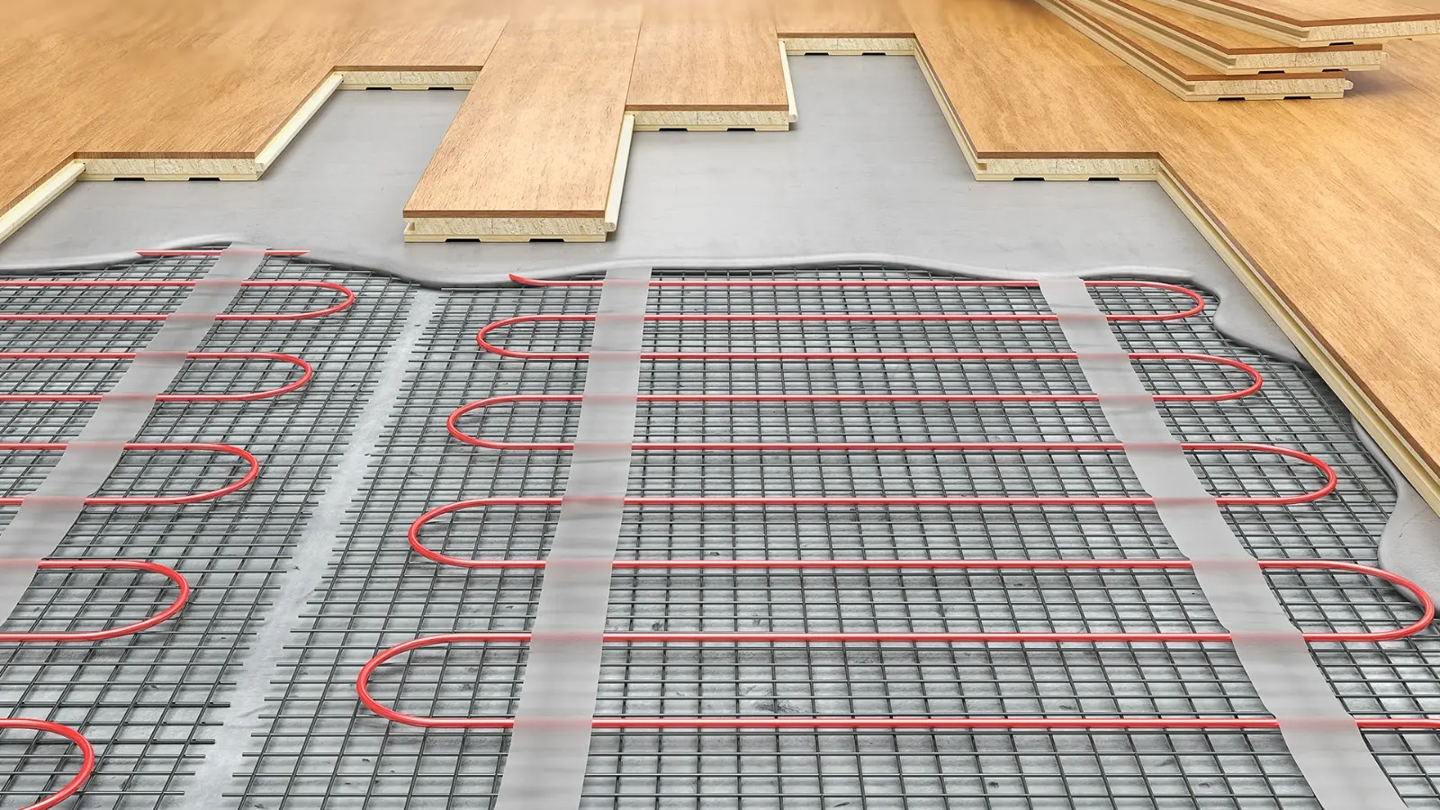 FloorHeating طراحی گرمایش از کف ساختمانهای مدرن